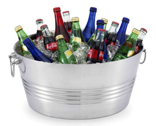 Double walled best sale beverage tub