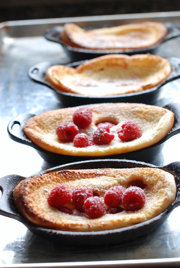 Raspberry Dutch Babies Sugar Plum Sisters