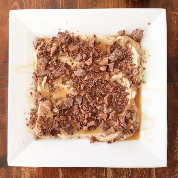 Caramel Skor Bar Dip for Apples Sugar Plum Sisters